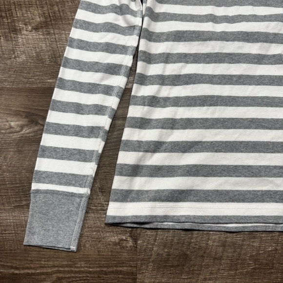 Hanna Andersson Adult Striped Long John Pajama Top Size Medium - Picture 3 of 7